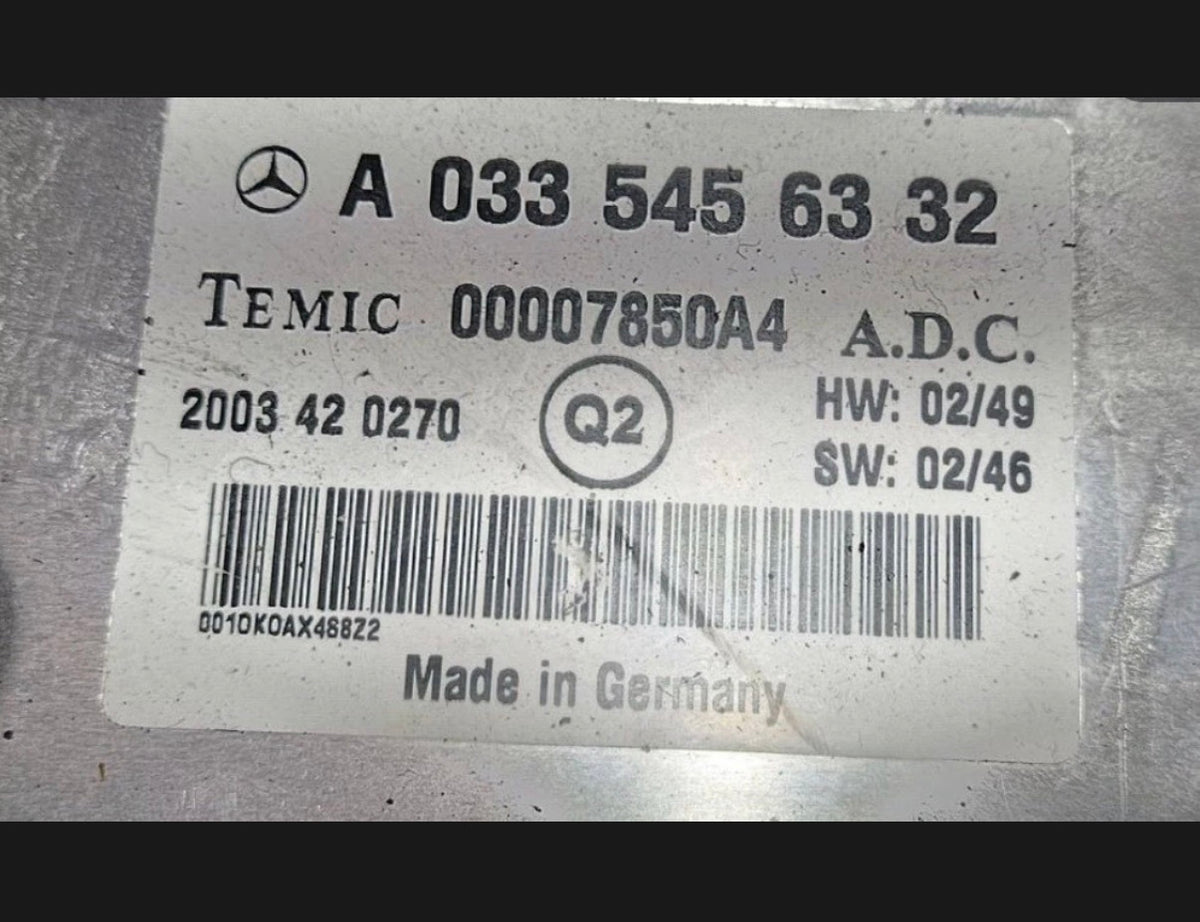 KOMPLETT MERCEDES-BENZ E W211 Distronic A2115400617 2002-2005