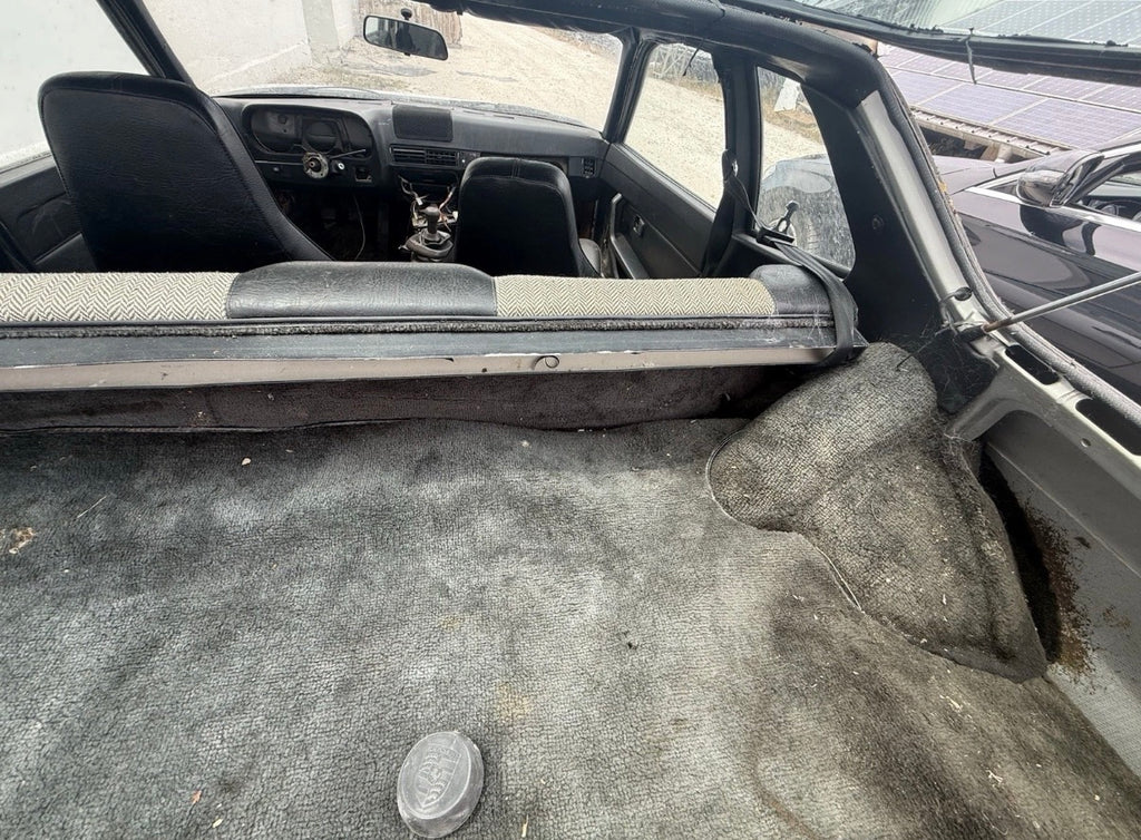 Porsche 924 944 Kofferraumteppich schwarz