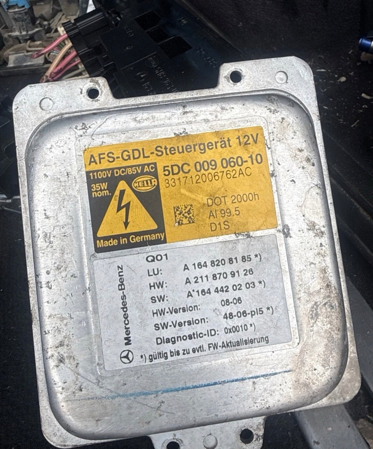 MERCEDES-BENZ M W164 Xenon Steuergerät A1648208185 5.40 Petrol 2007 38967693