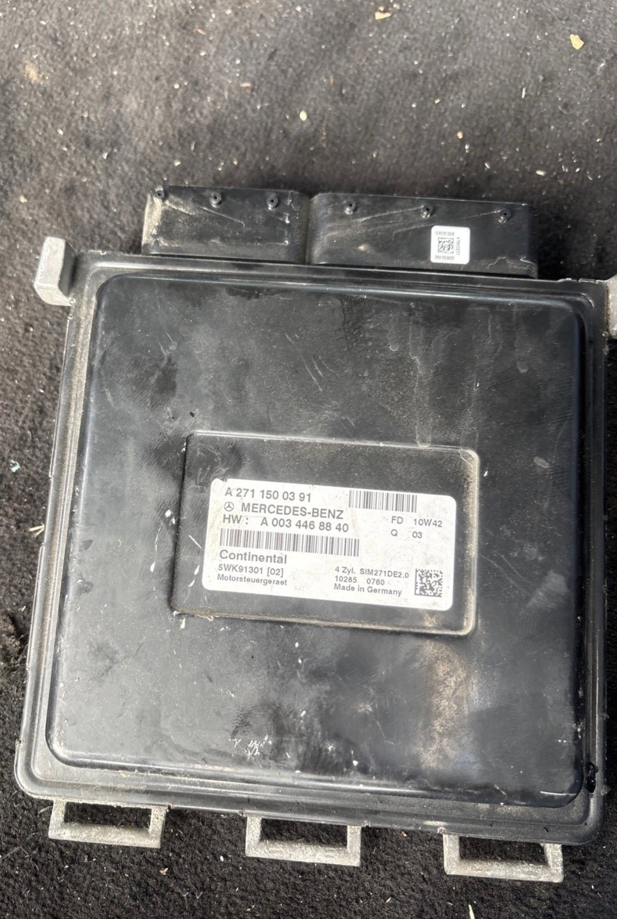 Mercedes W212 W204 Motorsteuergerät Steuergerät A2711500391 A0034468840